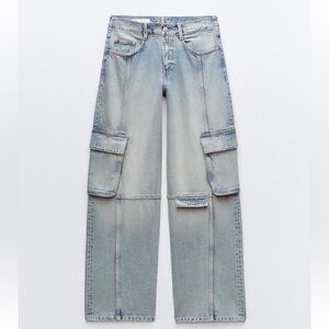 Zara Cargo Jeans
